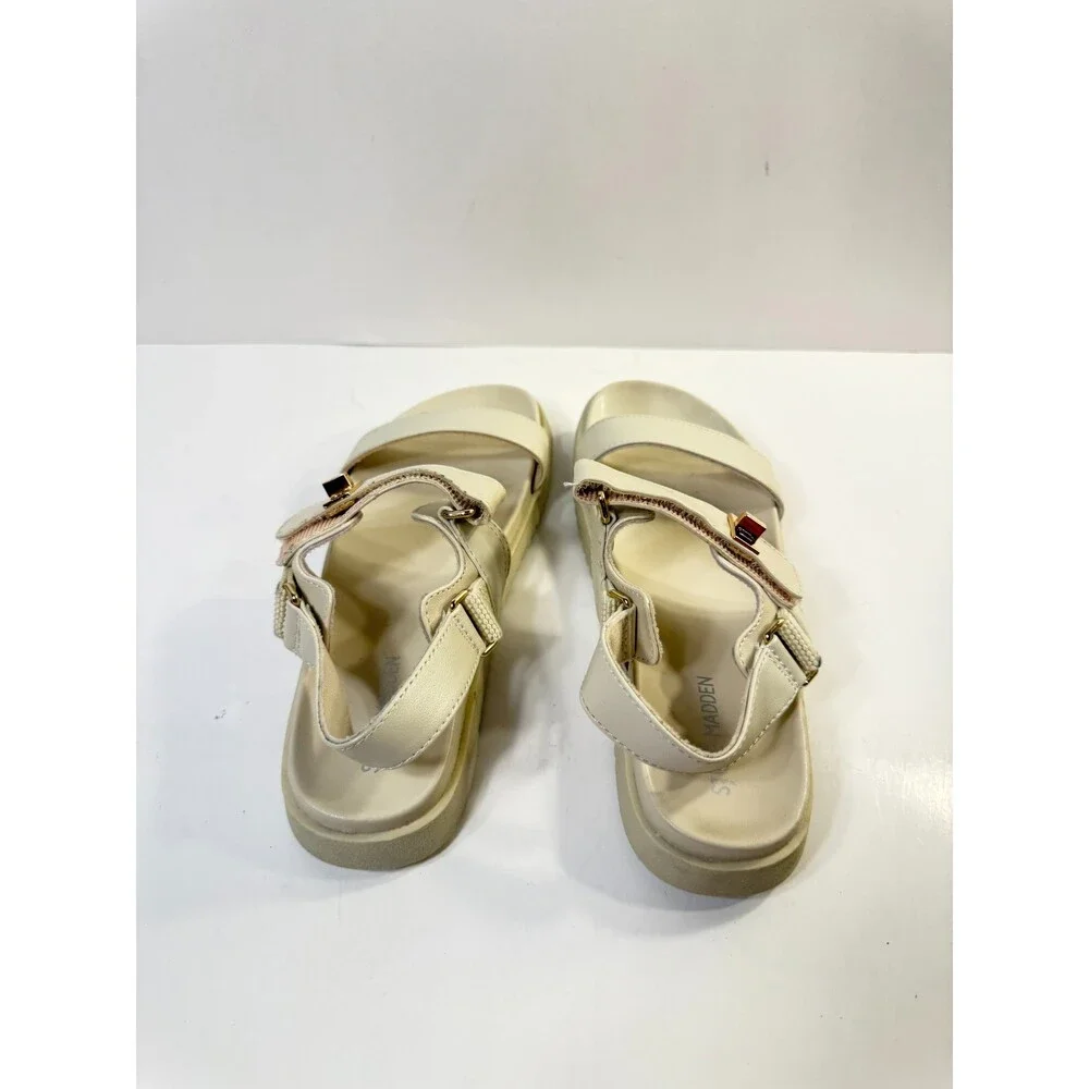 Steve Madden Youths Mona Ivory Straps US 2 Youths
